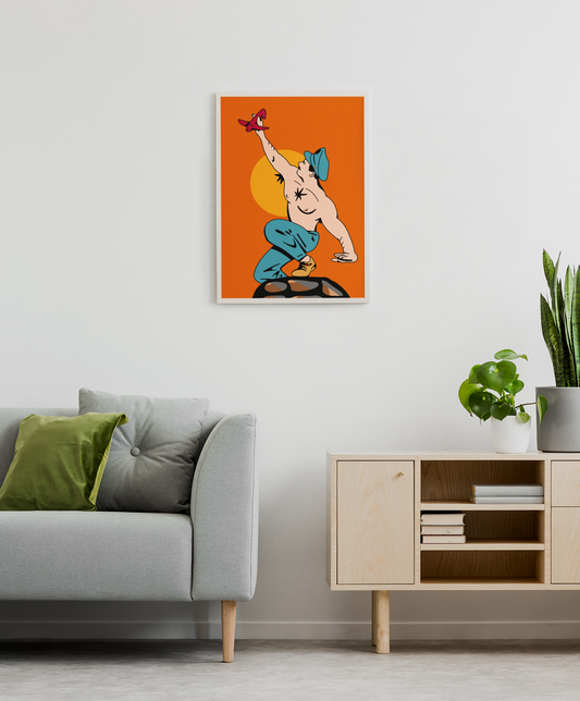 Summit Joy: Flight at Dusk