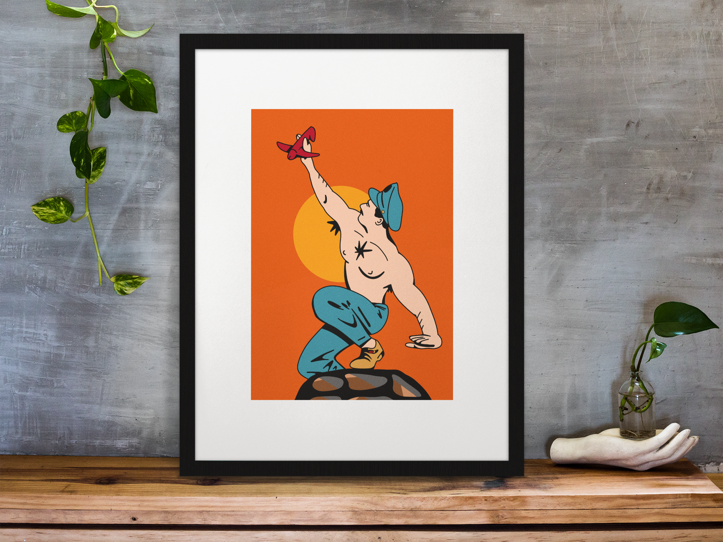 Summit Joy: Flight at Dusk