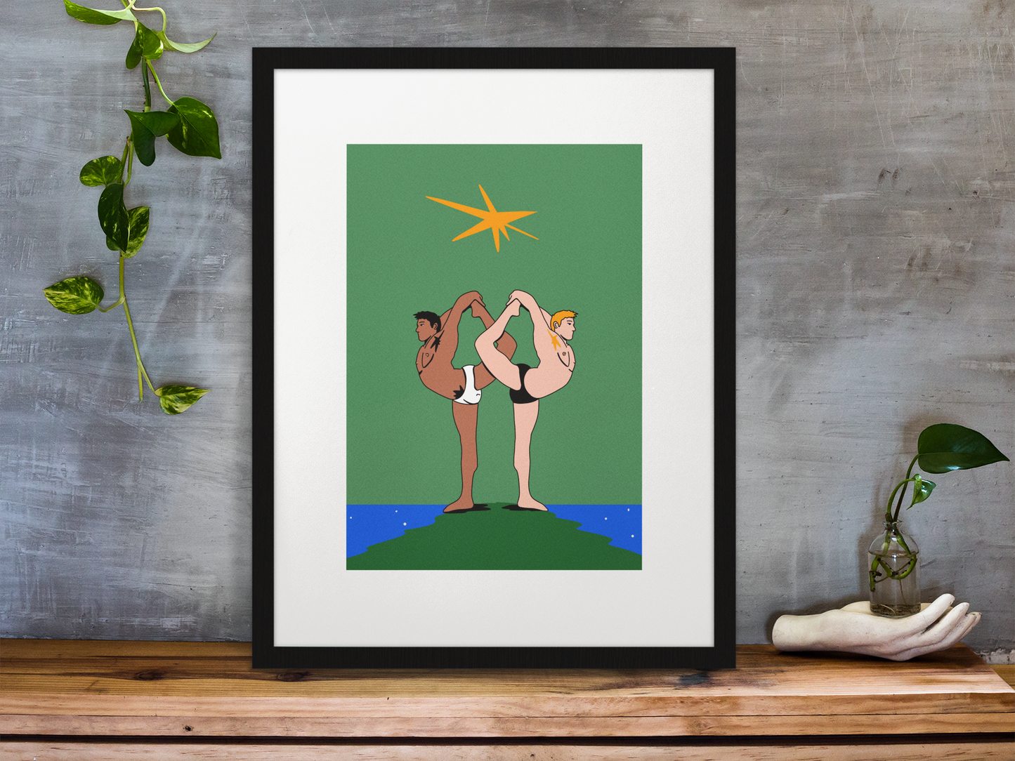 Starlit Balance: Partners in Poise