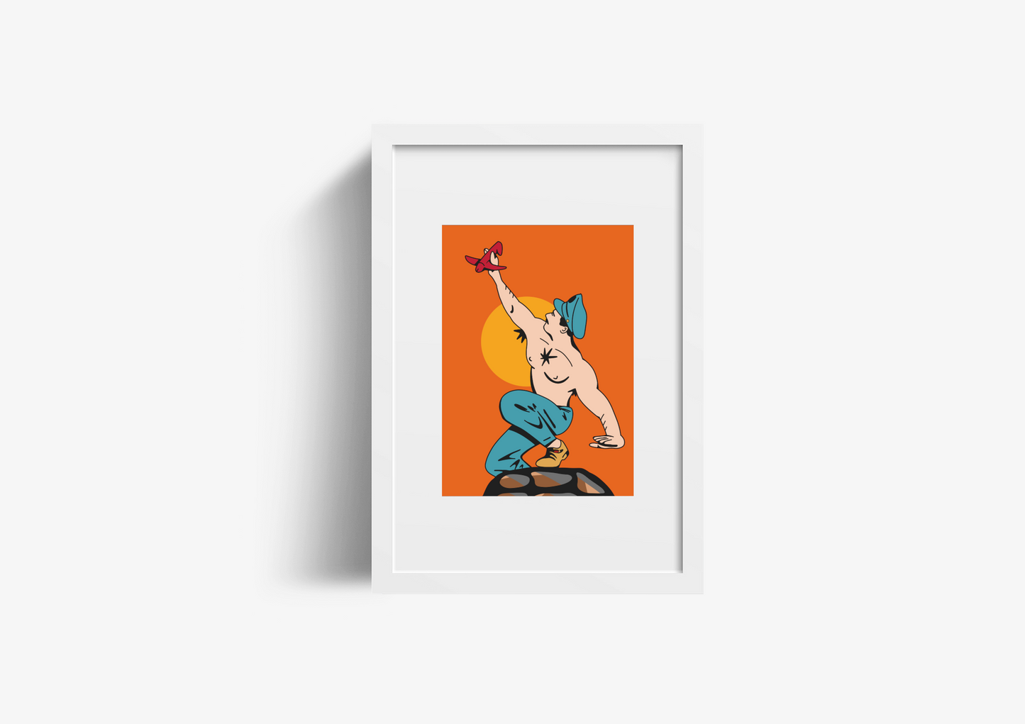 Summit Joy: Flight at Dusk